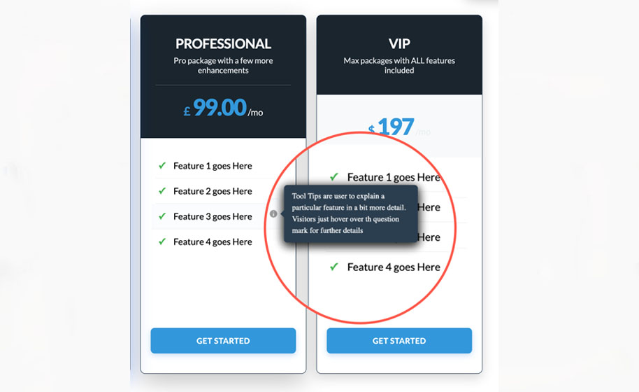 NEW Home Page 4 Pricing table with tooltips explanation